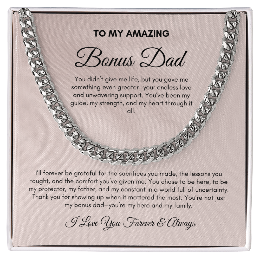 To My Dad | You Didn't Give Me Life | Cuban Link Chain