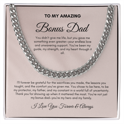 To My Dad | You Didn't Give Me Life | Cuban Link Chain