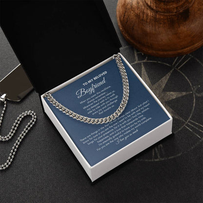 To My Boyfriend | When You Wear This Necklace | Cuban Link Chain