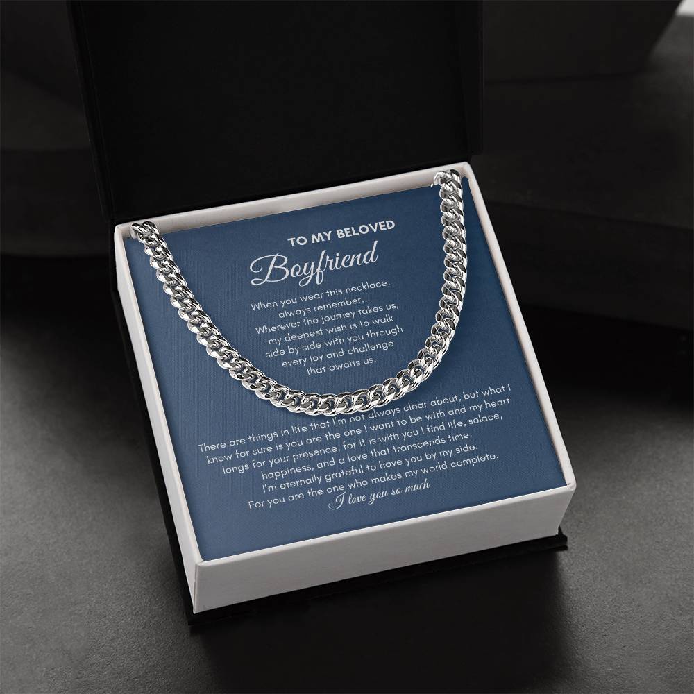 To My Boyfriend | When You Wear This Necklace | Cuban Link Chain