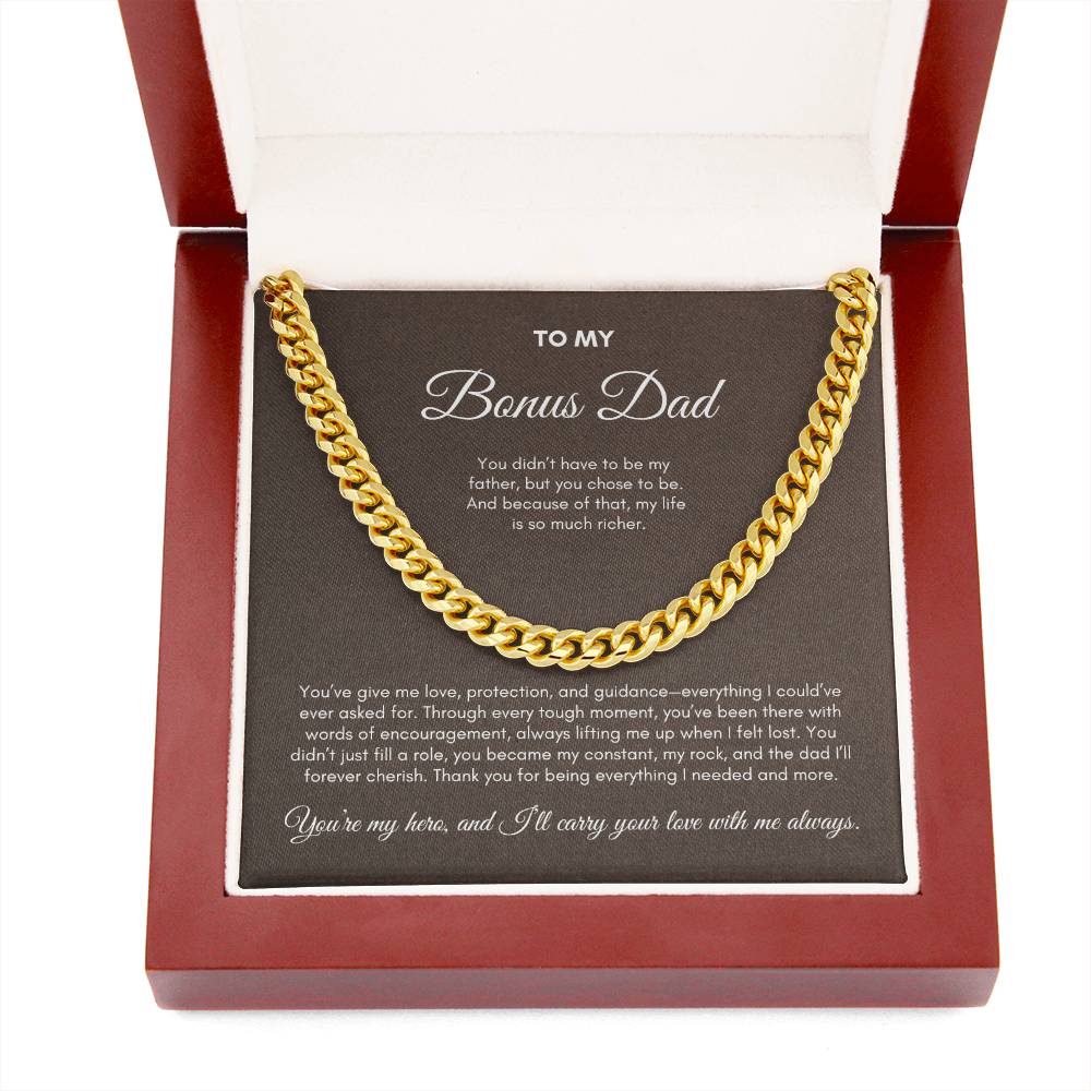 To My Dad | You've Give Me Love, Protection and Guidance | Cuban Link Chain