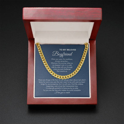 To My Boyfriend | When You Wear This Necklace | Cuban Link Chain