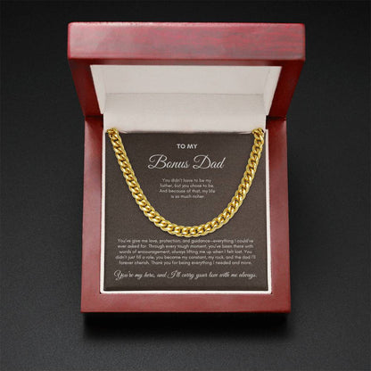 To My Dad | You've Give Me Love, Protection and Guidance | Cuban Link Chain
