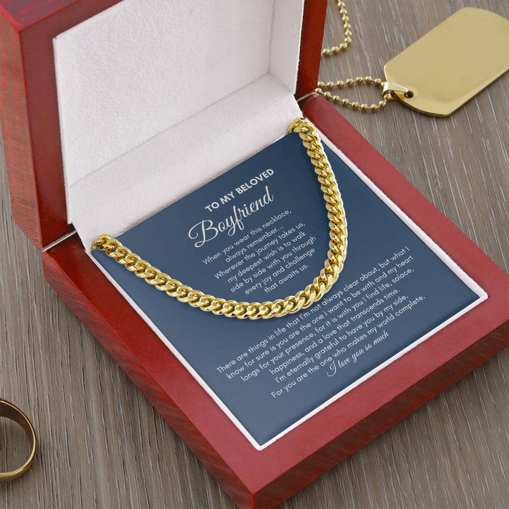 To My Boyfriend | When You Wear This Necklace | Cuban Link Chain
