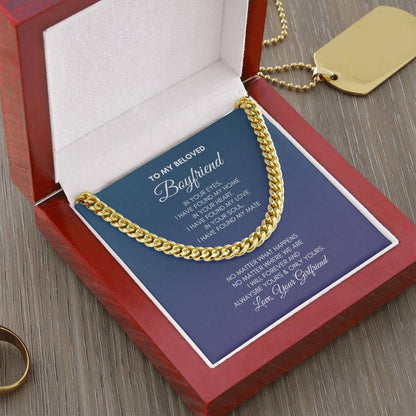 To My Boyfriend | In Your Eyes I Have | Cuban Link Chain