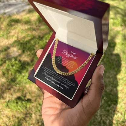 To My Boyfriend | From The Moment You Walked | Cuban Link Chain