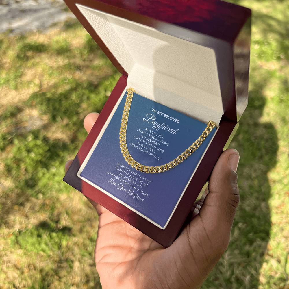 To My Boyfriend | In Your Eyes I Have | Cuban Link Chain