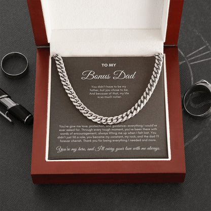 To My Dad | You've Give Me Love, Protection and Guidance | Cuban Link Chain