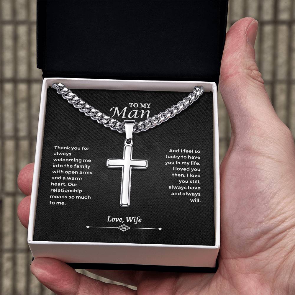 To My Man | Thank You For Always | Cuban Link Chain