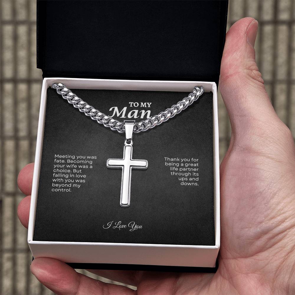 To My Man | Meeting You Was Fate  | Cuban Link Chain