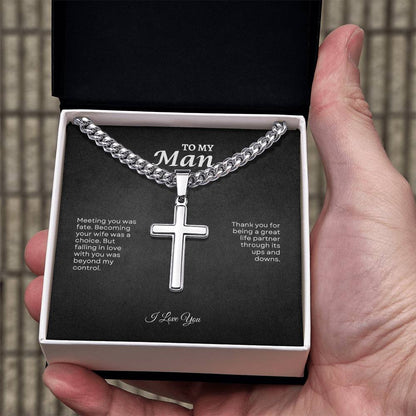 To My Man | Meeting You Was Fate  | Cuban Link Chain