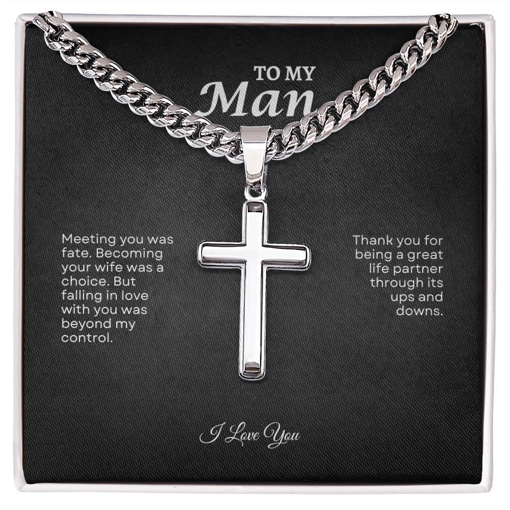 To My Man | Meeting You Was Fate  | Cuban Link Chain