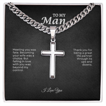 To My Man | Meeting You Was Fate  | Cuban Link Chain
