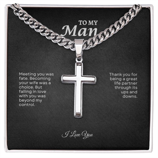 To My Man | Meeting You Was Fate  | Cuban Link Chain