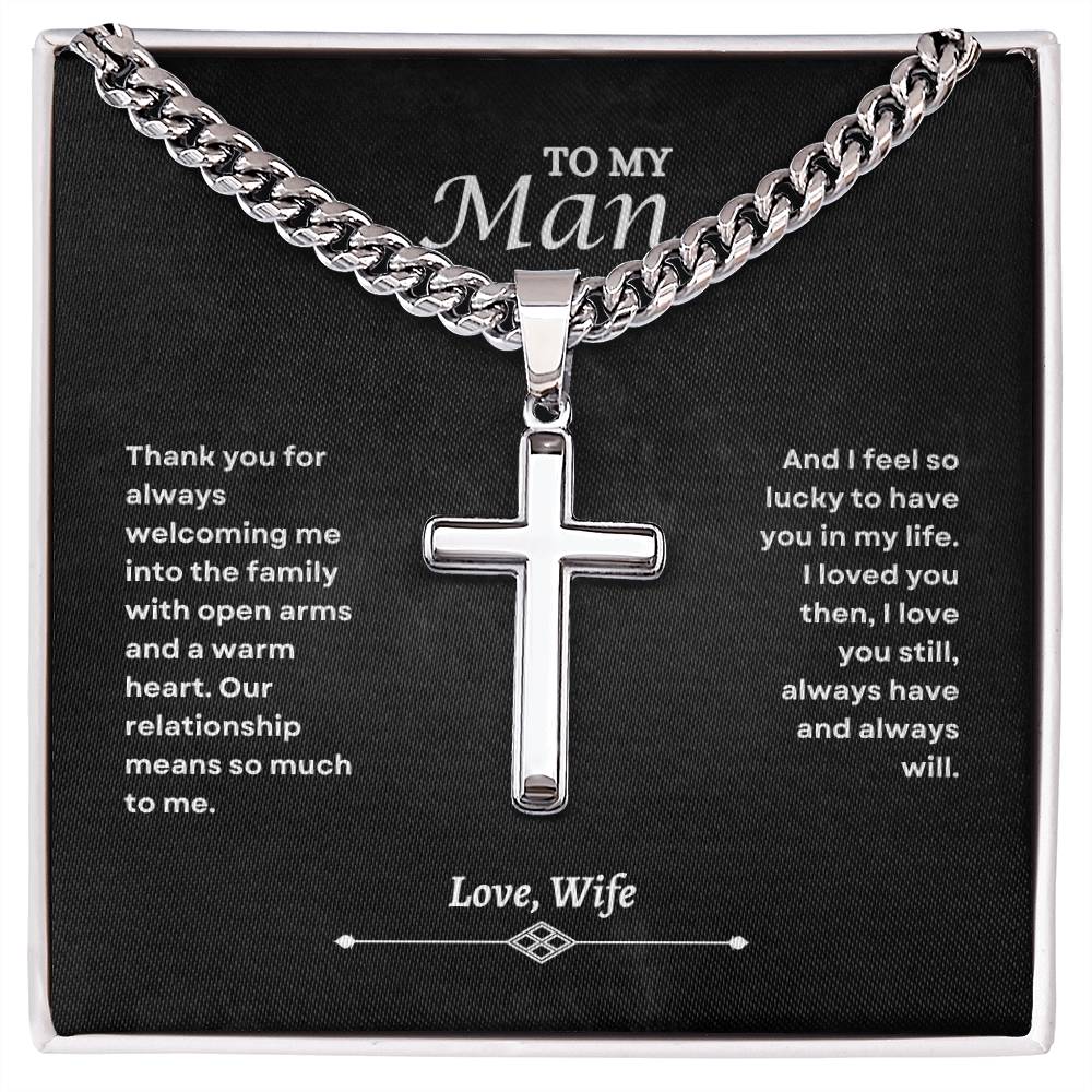 To My Man | Thank You For Always | Cuban Link Chain