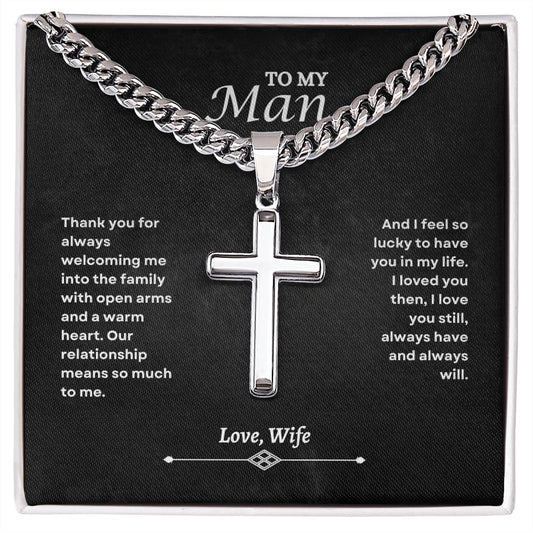 To My Man | Thank You For Always | Cuban Link Chain