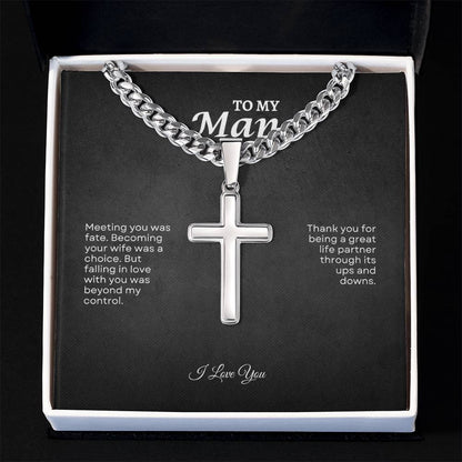 To My Man | Meeting You Was Fate  | Cuban Link Chain
