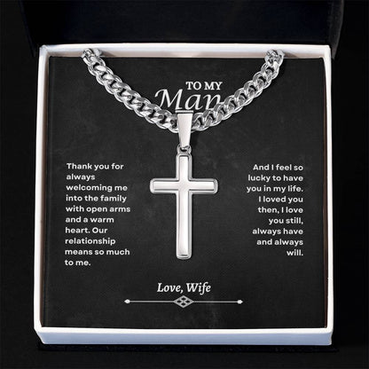 To My Man | Thank You For Always | Cuban Link Chain