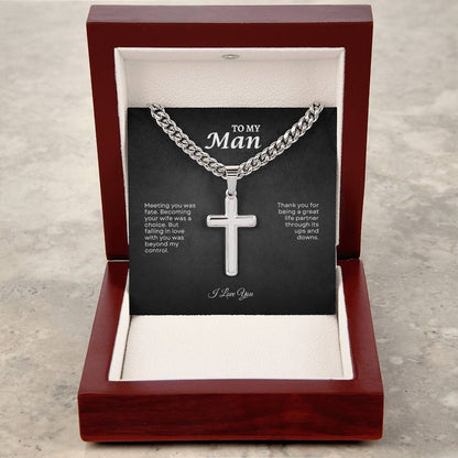 To My Man | Meeting You Was Fate  | Cuban Link Chain
