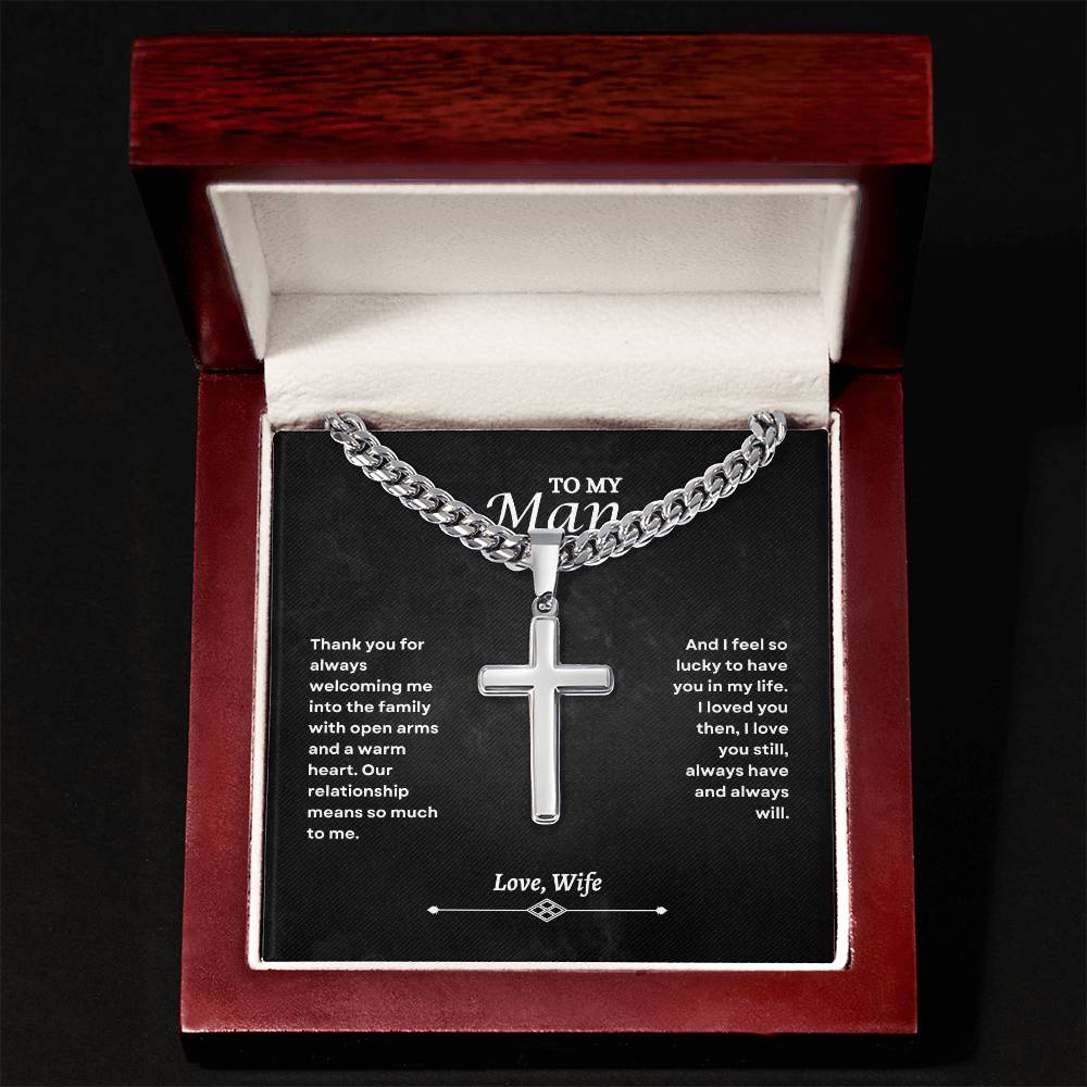 To My Man | Thank You For Always | Cuban Link Chain