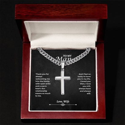 To My Man | Thank You For Always | Cuban Link Chain