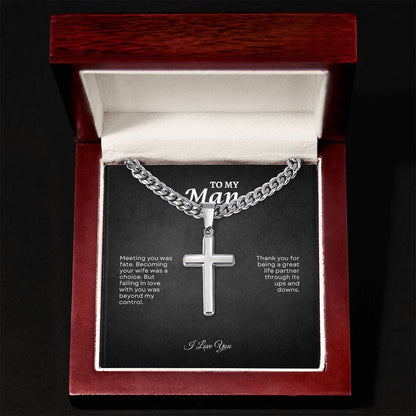 To My Man | Meeting You Was Fate  | Cuban Link Chain
