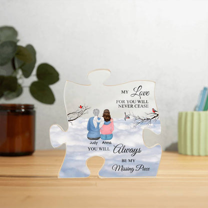 To My Best Friend | My Love For you | Acrylic Puzzle Plaque