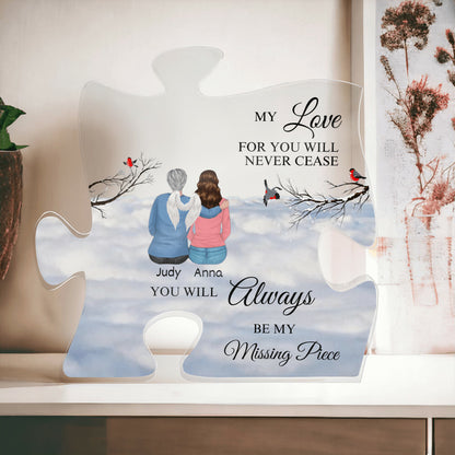 To My Best Friend | My Love For you | Acrylic Puzzle Plaque