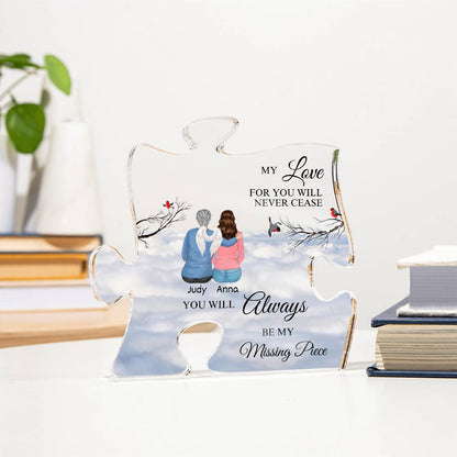 To My Best Friend | My Love For you | Acrylic Puzzle Plaque