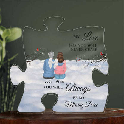To My Best Friend | My Love For you | Acrylic Puzzle Plaque