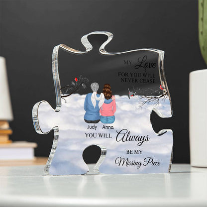 To My Best Friend | My Love For you | Acrylic Puzzle Plaque