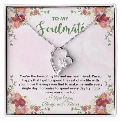 To My Soulmate | You're The Love | Forever Love Necklace