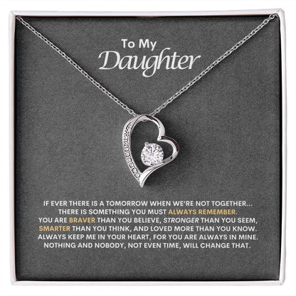 To My Daughter | If Ever there Is A Tomorrow When We're Not Together | Forever Love Necklace