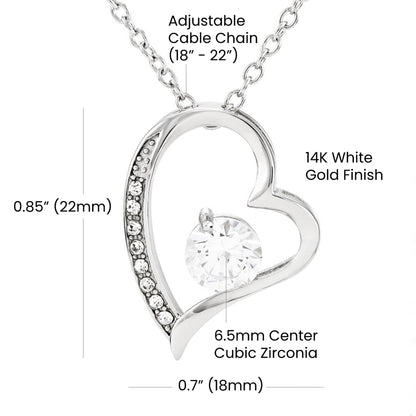 To My Mom | For All The Times That I Forgot To Thank You | Forever Love Necklace