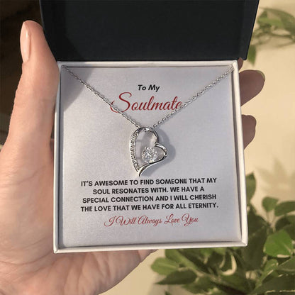 To My Soulmate | It's Awesome To Find | Forever Love Necklace