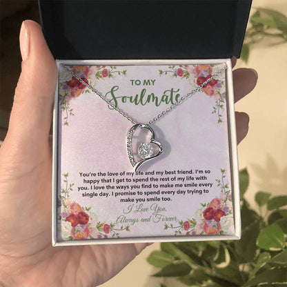 To My Soulmate | You're The Love | Forever Love Necklace