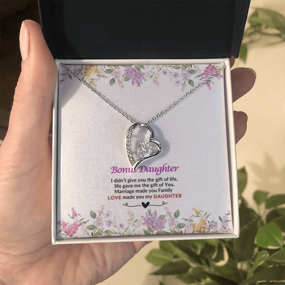 To My Daughter | I Didn't Give You The Gift Of Life | Forever Love Necklace
