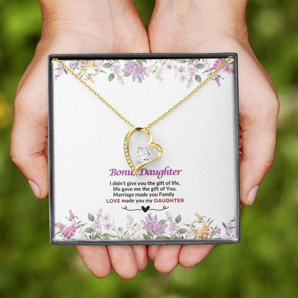 To My Daughter | I Didn't Give You The Gift Of Life | Forever Love Necklace