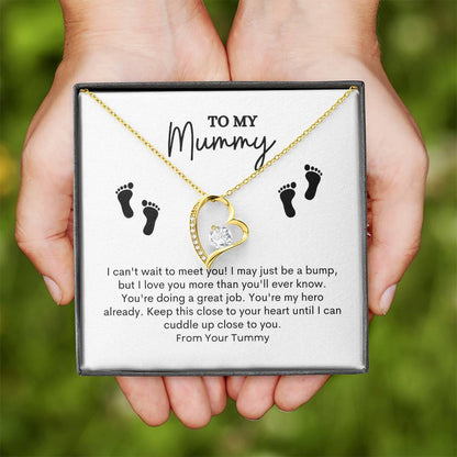 To My Mom | I Can't Wait To Meet You! | Forever Love Necklace