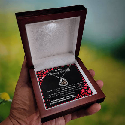 Mommy To Be |  To My Sweet Mommy To Be | Baby Feet Heart Necklace