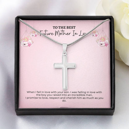 To My Mother In Law | When I Fell InLove With Your Son | Artisan Cross Necklace
