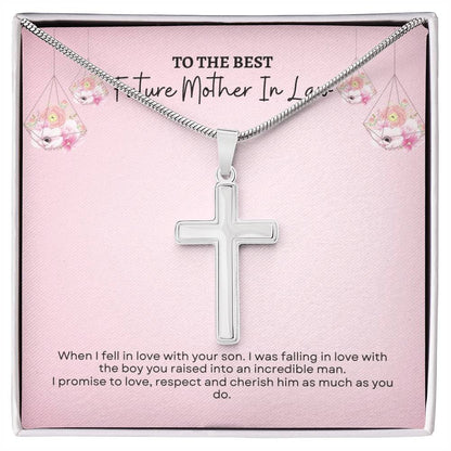 To My Mother In Law | When I Fell InLove With Your Son | Artisan Cross Necklace