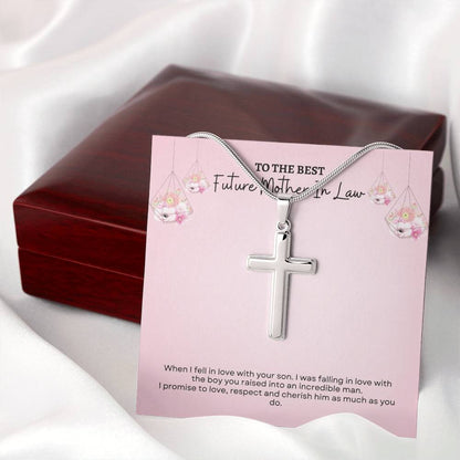 To My Mother In Law | When I Fell InLove With Your Son | Artisan Cross Necklace