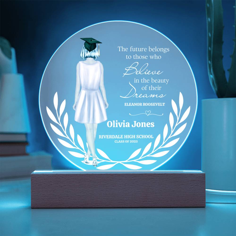 Custom Graduation Gift for Her – Personalized Print Keepsake – High School & College Graduate Present