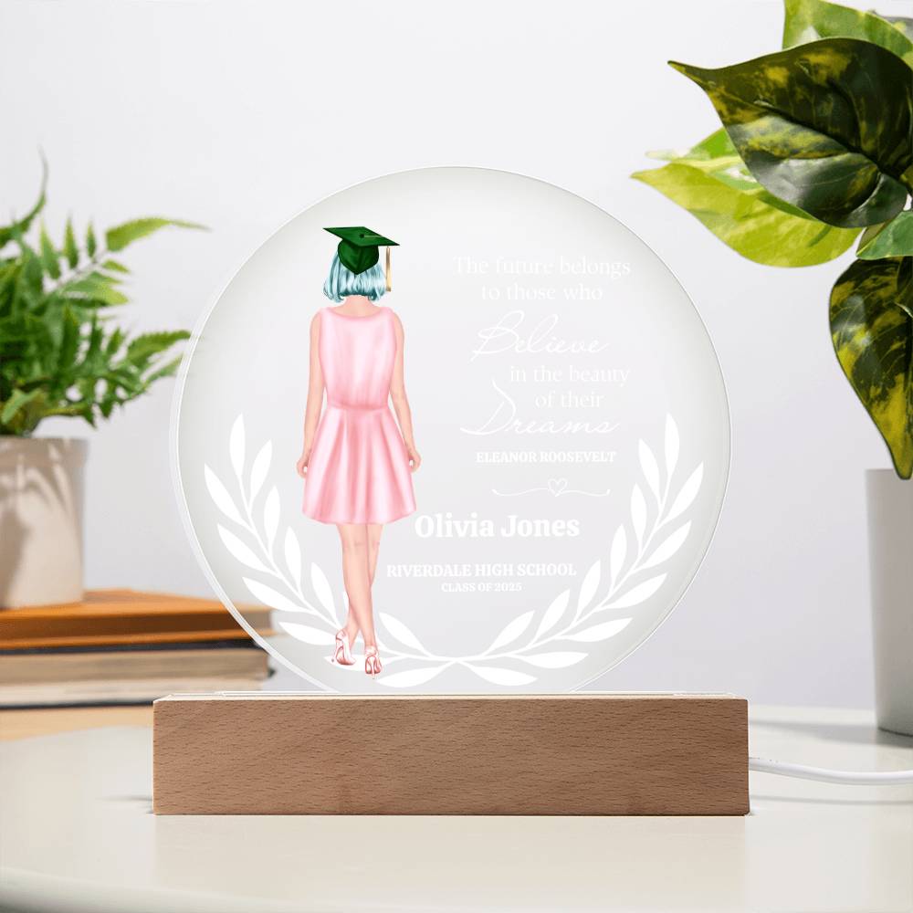 Custom Graduation Gift for Her – Personalized Print Keepsake – High School & College Graduate Present