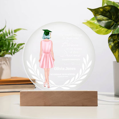 Custom Graduation Gift for Her – Personalized Print Keepsake – High School & College Graduate Present