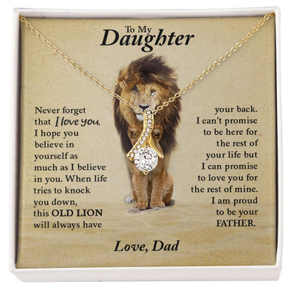 My Daughter | I'll be there for you - Alluring Beauty necklace