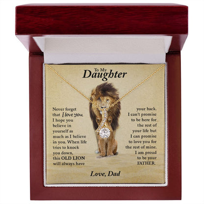 My Daughter | I'll be there for you - Alluring Beauty necklace